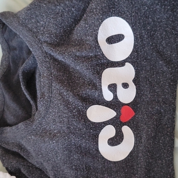 Chaser Ciao long sleeves cutout back gray top - Picture 5 of 7